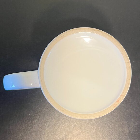 Vintage Christmas Holiday Red White Candy Canes Wrapped in Green Bow Ceramic Mug - Picture 7 of 7